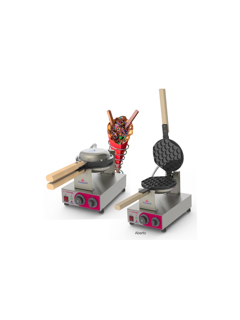 MÁQUINA DE BUBBLE WAFFLE - PRKB 10 - 220V - PROGÁS