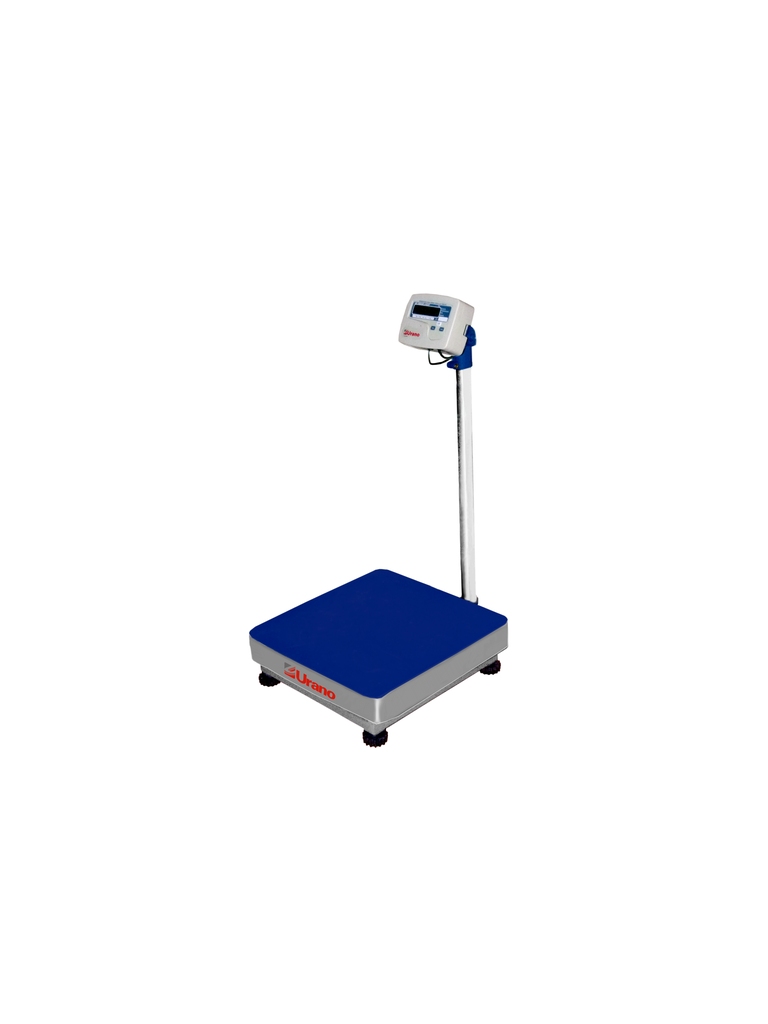 BALANÇA UR 10.000 LIGHT - 60KG/20G PLAT. 40X40 COM COLUNA - COM BATERIA - URANO