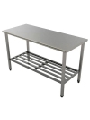 MESA TOTAL INOX 1,50 X 0,70 DESMONTÁVEL - IMECA
