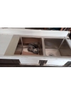PIA AÇO INOX 1,90 X 0,70 X 0,85CM COM 2 CUBAS 50 X 50 X 35CM - URUMAX
