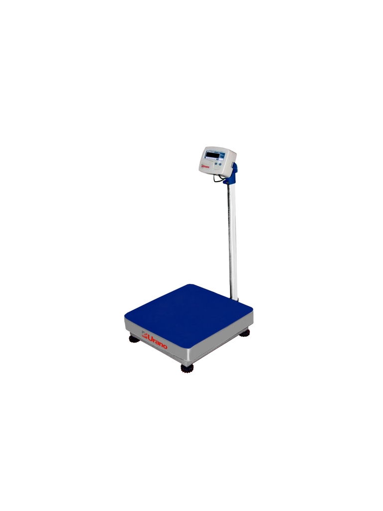 BALANÇA UR 10.000 LIGHT 300KG/100G - PLAT. 40X40 COM COLUNA - COM BATERIA - URANO