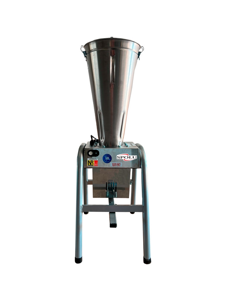 LIQUIDIFICADOR INDUSTRIAL BAIXA ROTAÇÃO BASCULANTE 22 LITROS - 1,5CV - SPOLU