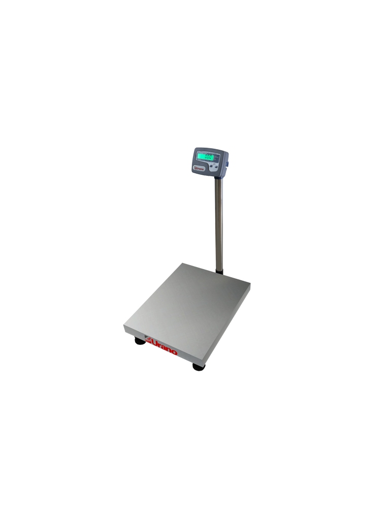 BALANÇA PLATAFORMA 40X50 CM COM COLUNA 300KG W UR10000 LIGHT COM BATERIA - URANO 