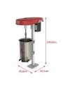 DESPOLPADEIRA DE FRUTAS INDUSTRIAL 20 LITROS - MOTOR 1/2 CV - COM 3 PENEIRAS - DES - 20 - BIVOLT - BRAESI